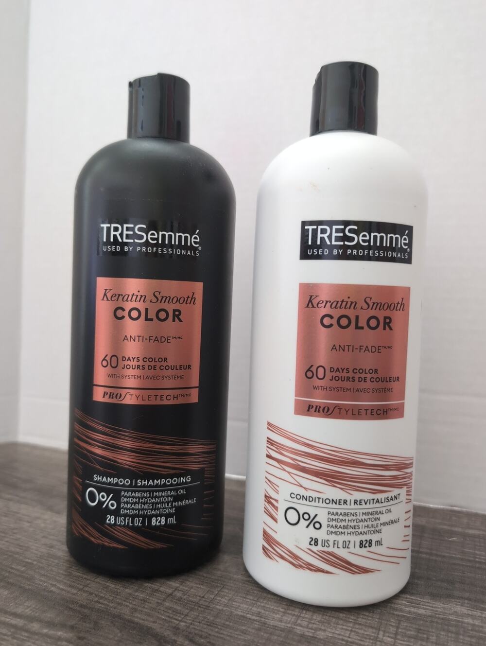 2 TRESemme Keratin Smooth Color, Shampoo & Conditioner, 28 oz